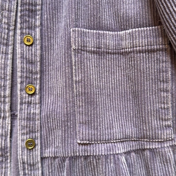 NWT!  Purple corduroy shacket, size women's small - Picture 6 of 9